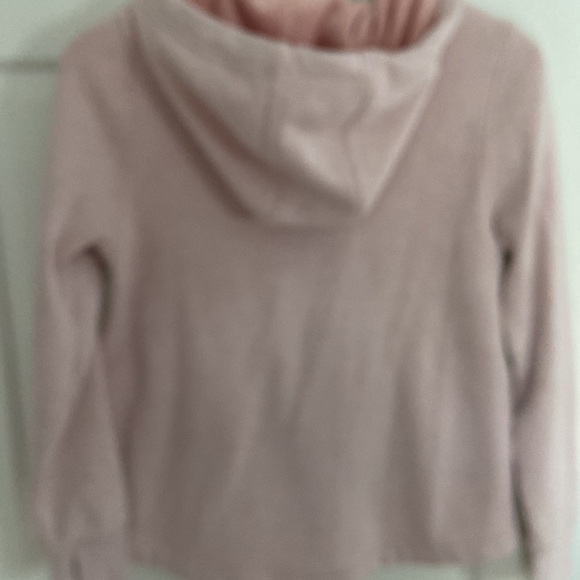 Athleta Good Karma 1/4 zip hoodie in orchard pink heather - Picture 5 of 5
